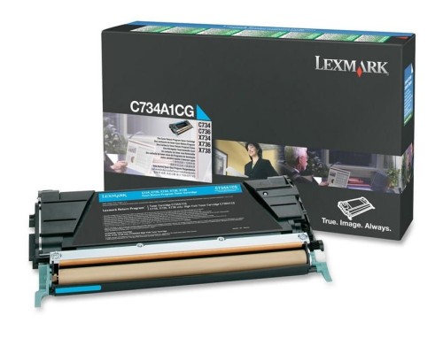 Lexmark Toner C734A1CG Cyan - 1493097