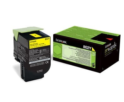 Lexmark Toner 80C20Y0 Yellow - 1332097