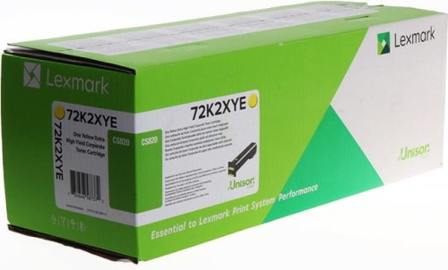 Lexmark Toner 72K2XYE Yellow - 1493034