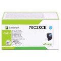 Lexmark Toner 70C2XCE Cyan - 1504363