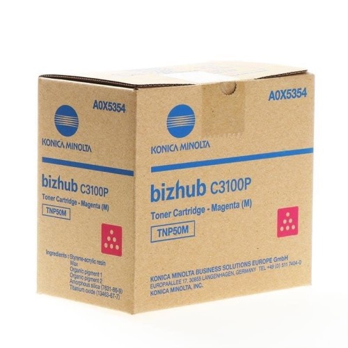 Konica-Minolta Toner TNP50  A0X5354 Magenta - 1336396