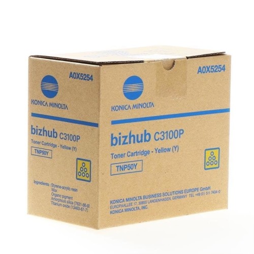 Konica-Minolta Toner TNP50  A0X5254 Yellow - 1336391