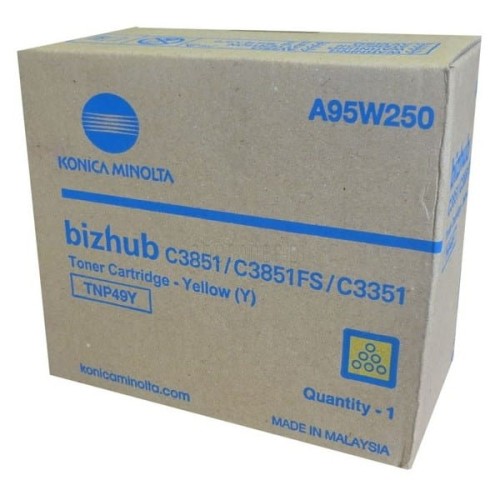 Konica-Minolta Toner TNP-49 A95W250 Yellow - 1336392