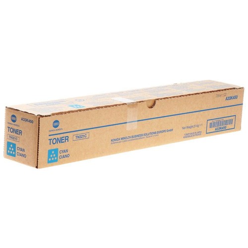 Konica-Minolta Toner TN-321 A33K450 Cyan - 1336403