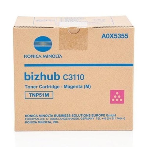 Konica Minolta Toner TNP-51 A0X5355 Magenta  5000 - 1464362