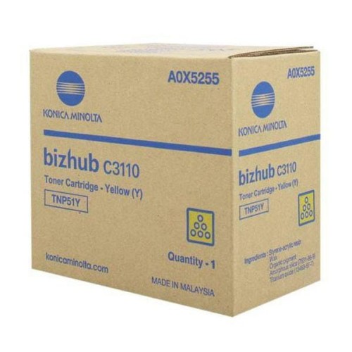 Konica Minolta Toner TNP-51 A0X5255 Yellow  5000 - 1464361