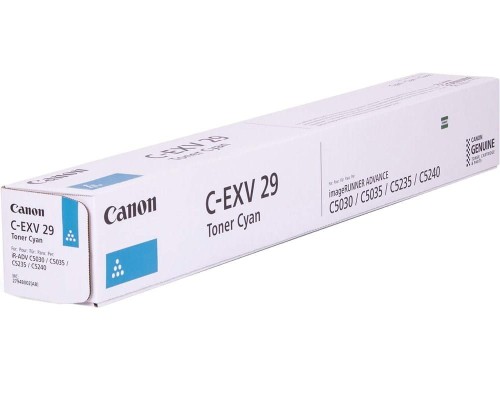 Canon Toner C-EXV29 2794B002 Cyan, Wydajność 27000 stron - 1464192