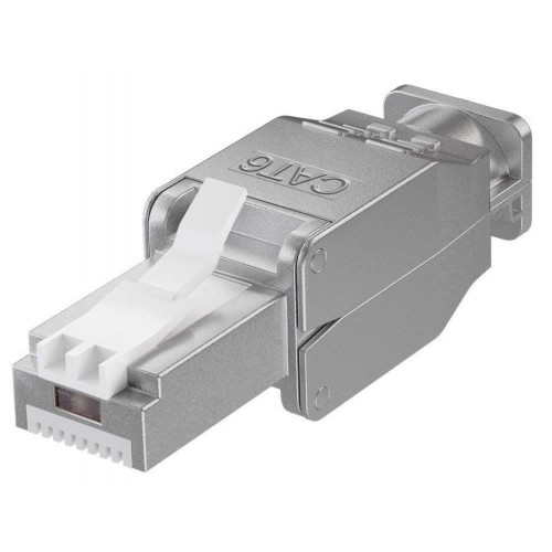 Wtyk Techly RJ45 STP Cat6 samozaciskowy, beznarzędziowy - 1469416