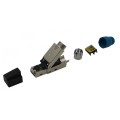 Wtyk Techly RJ45 Cat8.1 STP samozaciskowy czarny - 1469424