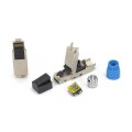 Wtyk Techly RJ45 Cat8.1 STP samozaciskowy czarny - 1469426