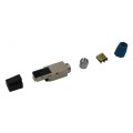 Wtyk Techly RJ45 Cat8.1 STP samozaciskowy czarny - 1469428