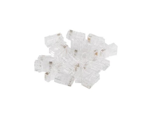 Wtyk sieciowy Lanberg PLU-5000EZ RJ-45 8P8C kat. 5e UTP przelotowy 100 sztuk - 1398139