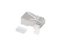 Wtyk sieciowy Lanberg PLS-6100 RJ-45 8P8C kat. 6 FTP 100 sztuk z prowadnicą do linki i do drutu od 1.2 - 1398194