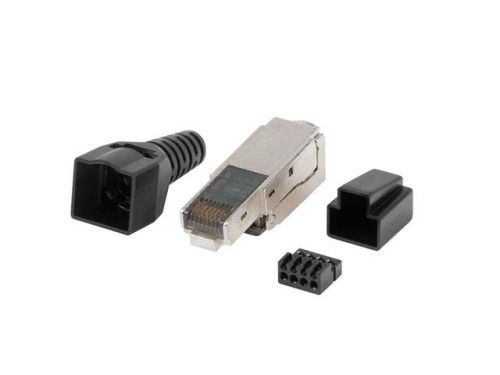 Wtyk sieciowy Lanberg beznarzędziowy RJ-45 8P8C kat. 6 FTP - 1398195