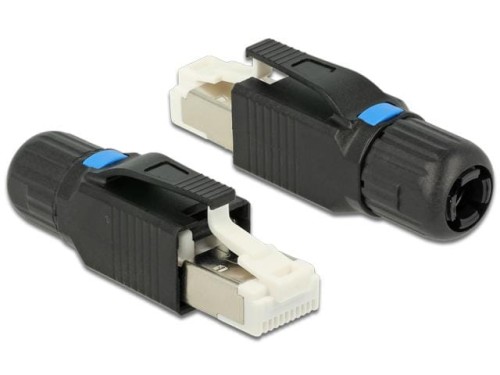 Wtyk sieciowy Delock RJ-45 kat. 6A ekranowany (1 sztuka) - 981245