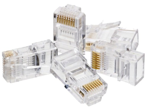 Wtyk RJ45 kat.6 UTP Alantec przezroczysty 100szt. - 1491179