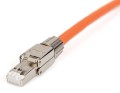 Wtyk RJ45 DIGITUS kat. 6A PoE 10GbE ekran., beznarzędziowy, zakręcany, metalowy dł.50mm - 1396230