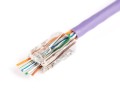 Wtyk RJ45 (8P8C) przelotowy DIGITUS kat.6 nieekranowany, AWG 26-24, opakowanie 100 szt. - 980899
