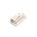 Wtyk RJ45 (8P8C) przelotowy DIGITUS kat.5e, ekranowany, AWG 26-24, opakowanie 100 szt. - 1396195