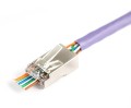 Wtyk RJ45 (8P8C) przelotowy DIGITUS kat.5e, ekranowany, AWG 26-24, opakowanie 100 szt. - 980892