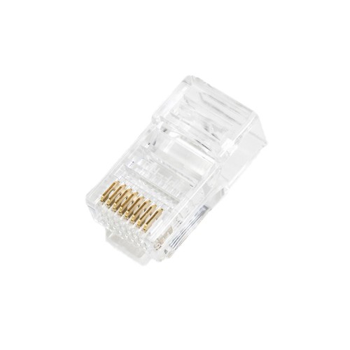 Wtyk RJ45 (8P8C) przelotowy DIGITUS kat.5e nieekranowany, AWG 26-24, opakowanie 100 szt. - 1396189