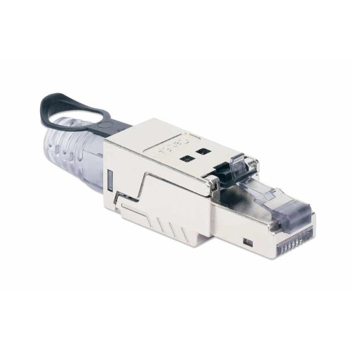 Wtyk modularny Intellinet RJ45 STP Cat.6a 10G ekaranowany, beznarzędziowy - 1396902