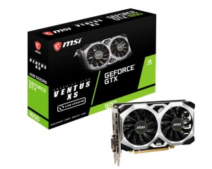 Karta VGA MSI GTX 1650 D6 VENTUS XS V1 4GB GDDR6 128bit DVI+HDMI+DP PCIe3.0
