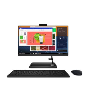 Lenovo IdeaCentre AIO 3 24ADA6 Athlon Silver 3050U 23.8" FHD IPS 250nits 8GB DDR4 2400 SSD512 AMD Radeon Graphics Keyboard + Mouse LAN Win11 Black