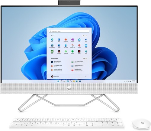 HP 27-cb0744nw AiO Ryzen 5 5500U 27"FHD IPS 8GB DDR4 3200 SSD512 AMD Radeo Graphics Win11 White - 1452466
