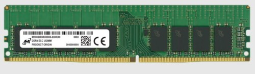 Micron UDIMM ECC 16GB DDR4 2Rx8 3200MHz PC4-25600 MTA18ASF2G72AZ-3G2 - 1443763