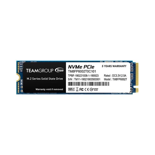Dysk SSD Team Group MP33 2TB M.2 2280 PCIe NVMe (1800/1500) - 1468928