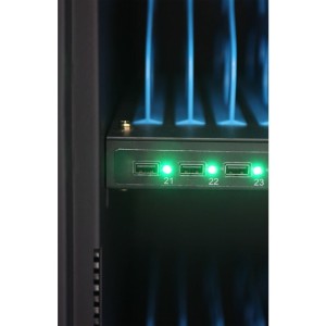 Stacja ładująca Techly 80-Portowa USB-A 5V 2.1A 4 półki
