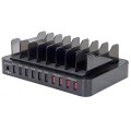 Stacja ładująca Manhattan 10-portowa USB 8 slotów - 966734