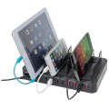 Stacja ładująca Manhattan 10-portowa USB 8 slotów - 1361842