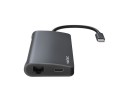 Stacja dokująca USB Natec Fowler 2 Multi Port 2x USB-C PD, 3x USB 3.0, HDMI 4K, RJ45, USB-C, SD, Micro SD - 1068466