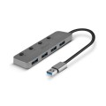 Hub USB 3.0 LINDY On/Off Switches 4 Port szary - 1524961