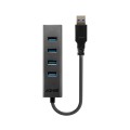 Hub USB 3.0 LINDY 4 Port czarny - 1524955