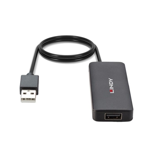 Hub USB 2.0 LINDY 4 Port czarny - 1524950