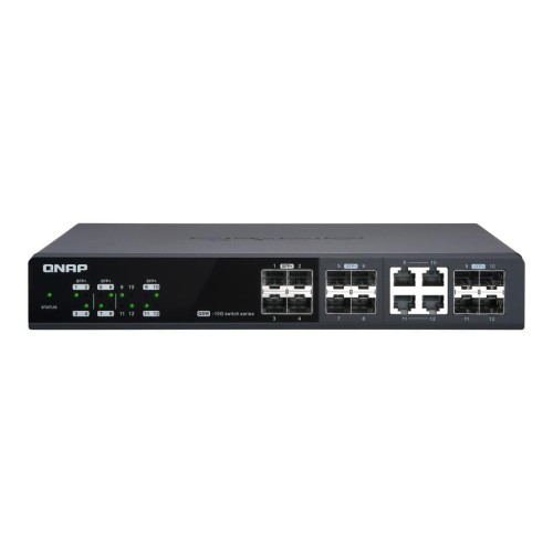 Switch zarządzalny QNAP QSW-IM1200-8C 8x 10GbE SFP+ 4x 10GbE SFP+/RJ-45 combo - 1529489