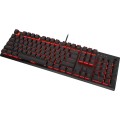 Klawiatura Corsair K60 PRO Red LED CHERRY MV Black - 1305193