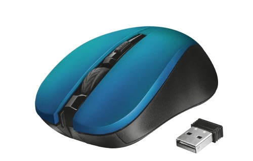Mysz Trust Mydo 21870 (optyczna; 1800 DPI; kolor niebieski) - 1067477