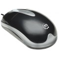 Mysz przewodowa Manhattan optyczna 1000dpi PS2 czarna - 1469504
