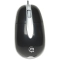 Mysz przewodowa Manhattan 1000dpi USB czarna - 1469511