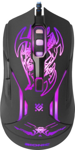 Mysz przewodowa Defender BIONIC GM-250L 3200dpi 6P + podkładka Gaming + GRA - 1067426