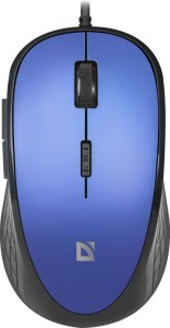 Mysz przewodowa Defender ACCURA MM-520 1600dpi 6P bezklikowa silent niebieska