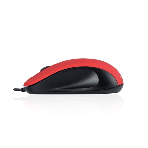 Mysz MODECOM M10 M-MC-M10S-500 (optyczna; 1000 DPI; kolor czerwony) - 1556707
