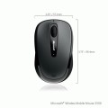 Mysz Microsoft Wireless Mobile Mouse 3500 GMF-00008 (BlueTrack; 1000 DPI; kolor ciemnoszary) - 1165576