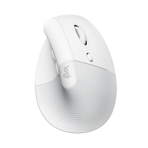 Mysz bezprzewodowa Logitech Lift for Mac ergonomiczna pionowa OFF-WHITE / PALE GREY - 1530211