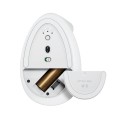 Mysz bezprzewodowa Logitech Lift for Mac ergonomiczna pionowa OFF-WHITE / PALE GREY - 1530215