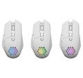 Mysz bezprzewodowa Defender GLORY GM-514 optyczna 3200dpi biała RGB AKUMULATOR 7 przycisków Gaming - 1437730